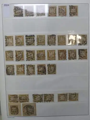 Deutsches Reich Lager Weimar überwiegend gestempelt im Binder #LZ703