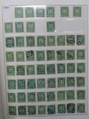 Deutsches Reich Lager Weimar überwiegend gestempelt im Binder #LZ703