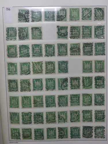 Deutsches Reich Lager Weimar überwiegend gestempelt im Binder #LZ703