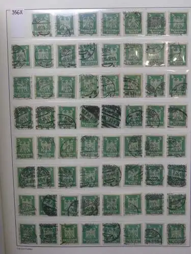 Deutsches Reich Lager Weimar überwiegend gestempelt im Binder #LZ703