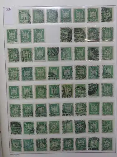 Deutsches Reich Lager Weimar überwiegend gestempelt im Binder #LZ703
