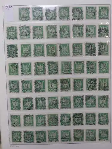 Deutsches Reich Lager Weimar überwiegend gestempelt im Binder #LZ703