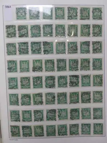 Deutsches Reich Lager Weimar überwiegend gestempelt im Binder #LZ703