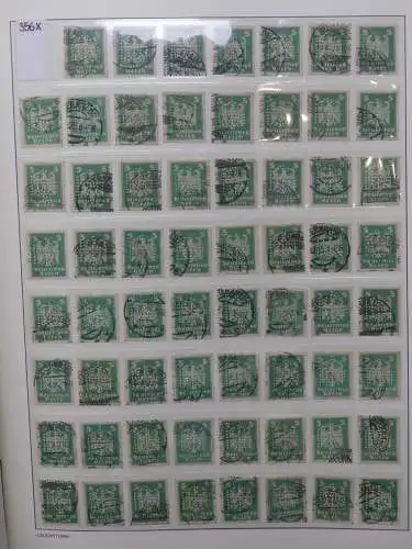 Deutsches Reich Lager Weimar überwiegend gestempelt im Binder #LZ703