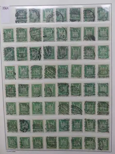 Deutsches Reich Lager Weimar überwiegend gestempelt im Binder #LZ703