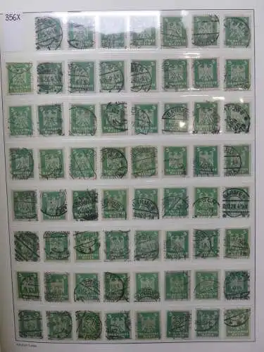 Deutsches Reich Lager Weimar überwiegend gestempelt im Binder #LZ703