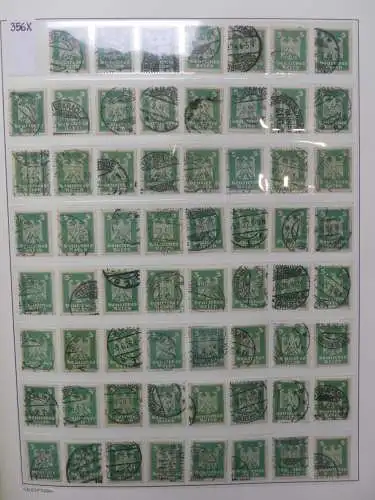 Deutsches Reich Lager Weimar überwiegend gestempelt im Binder #LZ703