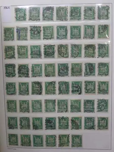Deutsches Reich Lager Weimar überwiegend gestempelt im Binder #LZ703
