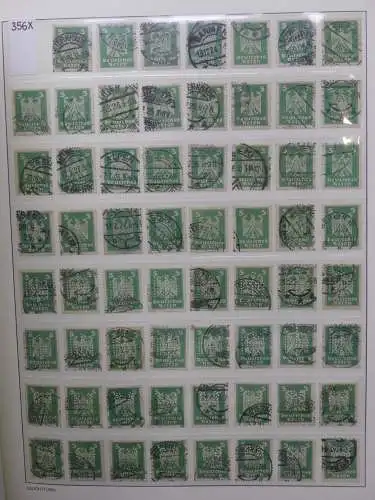 Deutsches Reich Lager Weimar überwiegend gestempelt im Binder #LZ703
