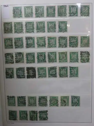 Deutsches Reich Lager Weimar überwiegend gestempelt im Binder #LZ703