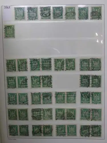 Deutsches Reich Lager Weimar überwiegend gestempelt im Binder #LZ703