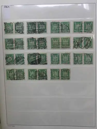 Deutsches Reich Lager Weimar überwiegend gestempelt im Binder #LZ703