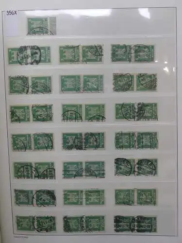 Deutsches Reich Lager Weimar überwiegend gestempelt im Binder #LZ703