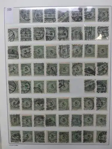 Deutsches Reich Lager Weimar überwiegend gestempelt im Binder #LZ703