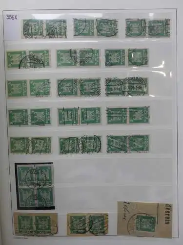 Deutsches Reich Lager Weimar überwiegend gestempelt im Binder #LZ703