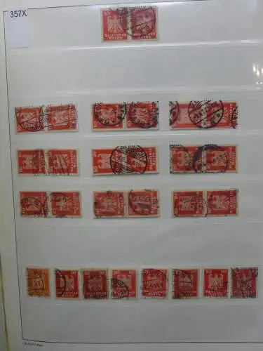 Deutsches Reich Lager Weimar überwiegend gestempelt im Binder #LZ703