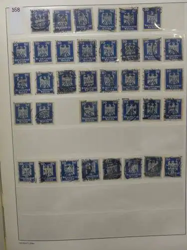 Deutsches Reich Lager Weimar überwiegend gestempelt im Binder #LZ703