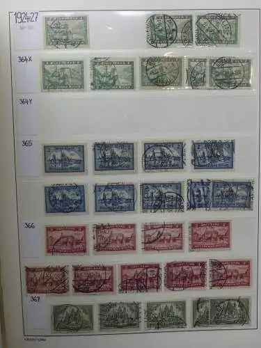 Deutsches Reich Lager Weimar überwiegend gestempelt im Binder #LZ703