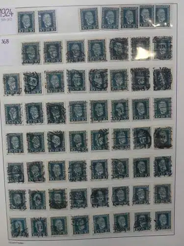 Deutsches Reich Lager Weimar überwiegend gestempelt im Binder #LZ703