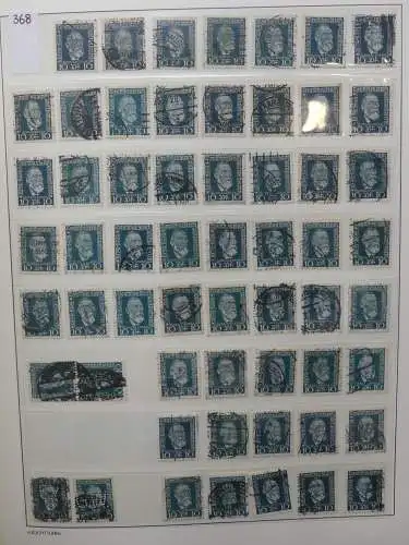 Deutsches Reich Lager Weimar überwiegend gestempelt im Binder #LZ703