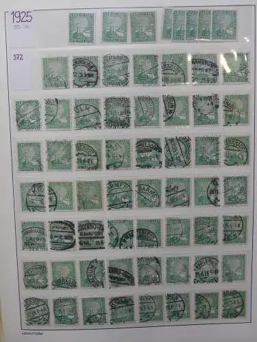 Deutsches Reich Lager Weimar überwiegend gestempelt im Binder #LZ703