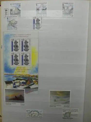 Grönland postfrisch besammelt im Einsteck-Album #LZ683