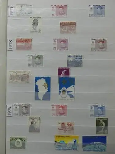 Grönland postfrisch besammelt im Einsteck-Album #LZ683