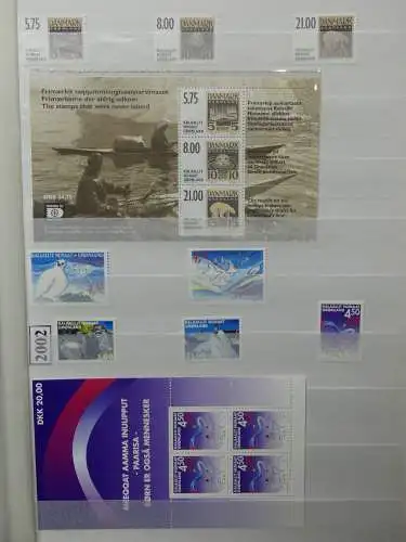Grönland postfrisch besammelt im Einsteck-Album #LZ683