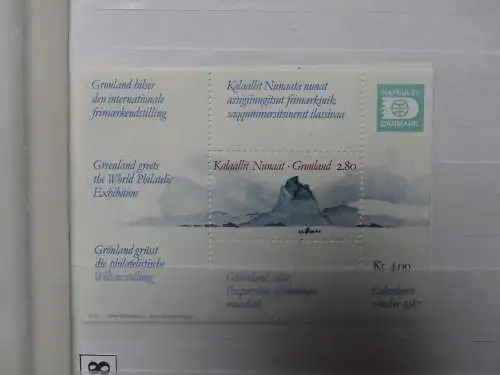 Grönland postfrisch besammelt im Einsteck-Album #LZ683