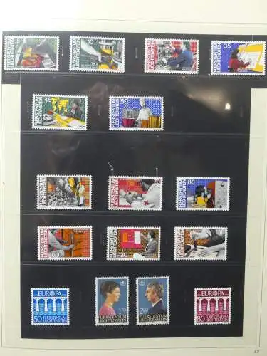 Europa/Cept 1960-1984 ** teilbesammelt im Lindner Binder #LZ695