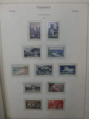 Frankreich ab 1944 dual teilbesammelt im KA-BE Binder #LZ704