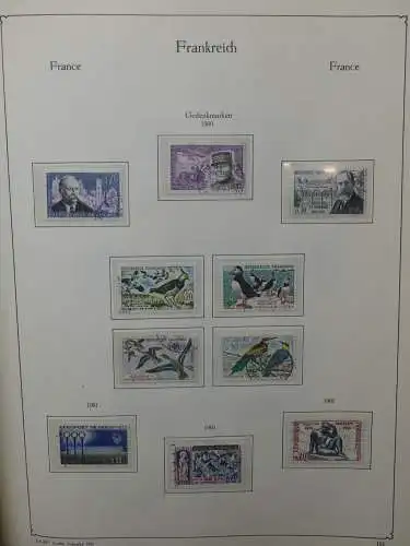 Frankreich ab 1944 dual teilbesammelt im KA-BE Binder #LZ704