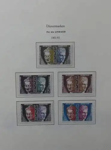 Frankreich ab 1944 dual teilbesammelt im KA-BE Binder #LZ704