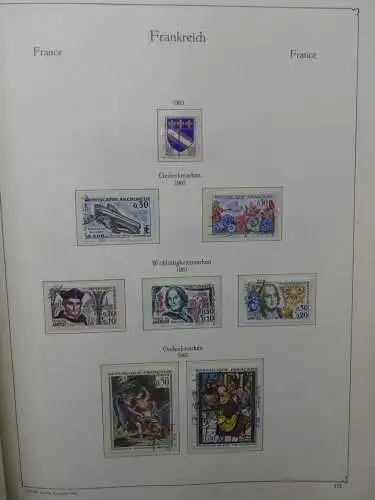 Frankreich ab 1944 dual teilbesammelt im KA-BE Binder #LZ704