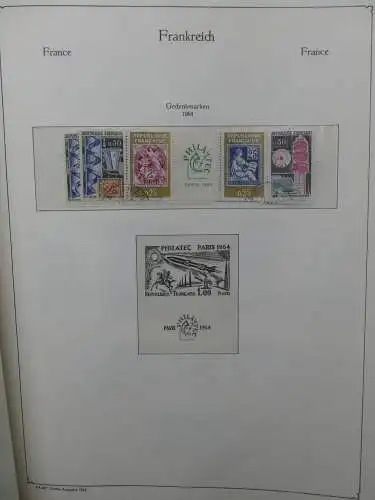 Frankreich ab 1944 dual teilbesammelt im KA-BE Binder #LZ704