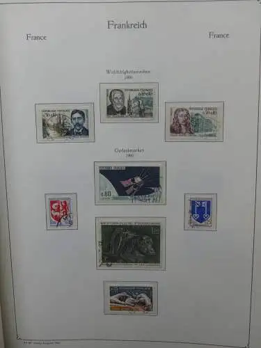 Frankreich ab 1944 dual teilbesammelt im KA-BE Binder #LZ704