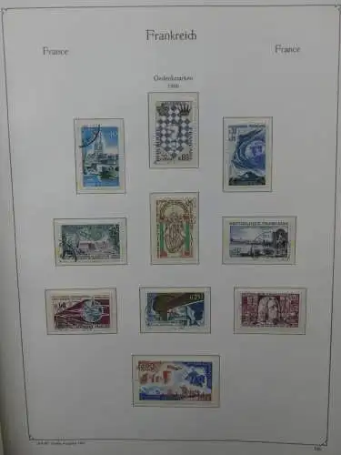 Frankreich ab 1944 dual teilbesammelt im KA-BE Binder #LZ704