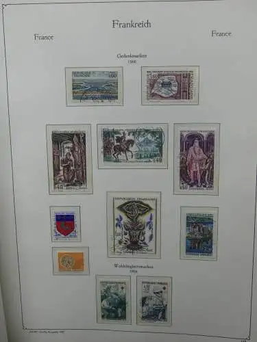 Frankreich ab 1944 dual teilbesammelt im KA-BE Binder #LZ704