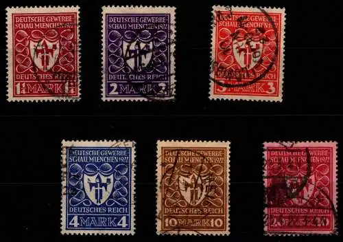 Deutsches Reich 199-204 gestempelt #OI166