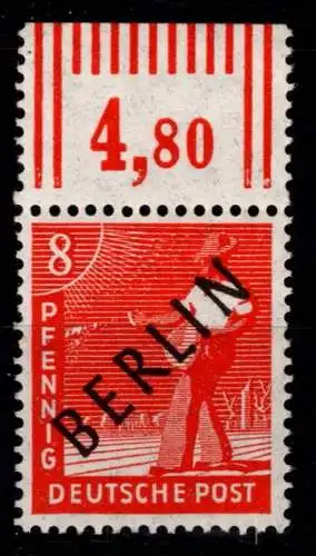 Berlin 3 W OR postfrisch geprüft Schlegel BPP #OF941