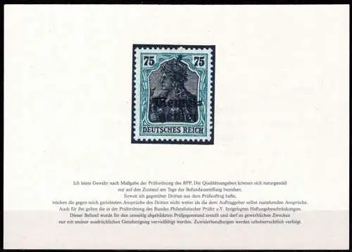 Memel 13 c gestempelt Befund Huylemans BPP #OF985