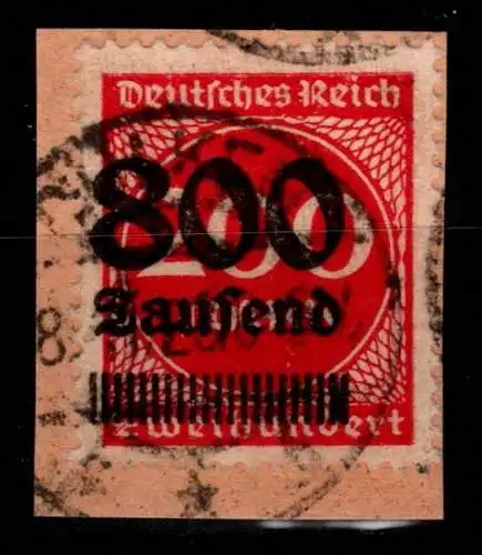 Deutsches Reich 300 a gestempelt geprüft Infla Berlin #OH789