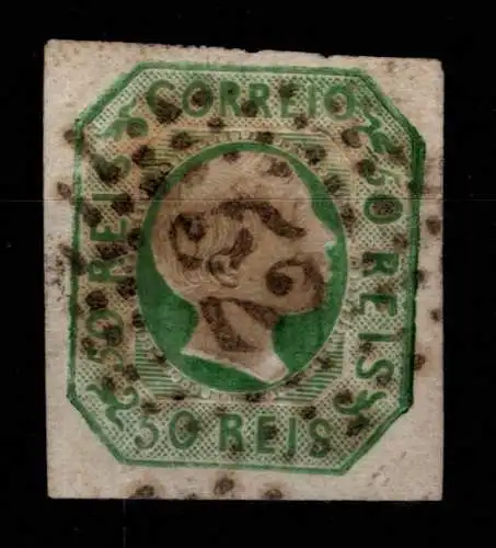 Portugal 7 gestempelt oben dünn #OI219