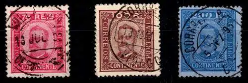 Portugal 72 B, 74 B, 76 B gestempelt #OI282