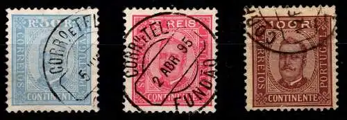 Portugal 71 A, 72 A, 74 A gestempelt #OI283