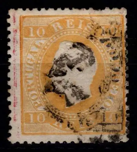 Portugal 35 x B gestempelt Mängel Zähnung #OI328