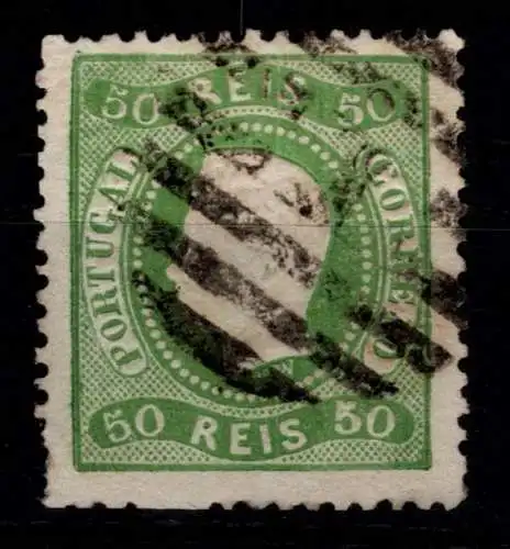 Portugal 29 gestempelt Zahnfehler #OI318