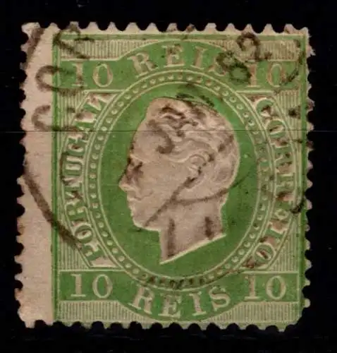 Portugal 35 B gestempelt Mängel Zähnung #OI337