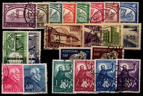 Portugal Jahrgang 1952 mit 770-791 gestempelt #OB033