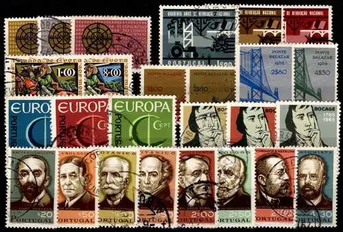 Portugal Jahrgang 1966 mit 1000-1025 gestempelt #OB047